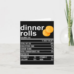 Dinner Rolls Nährwertangaben Bekleidung Lustiges D Karte