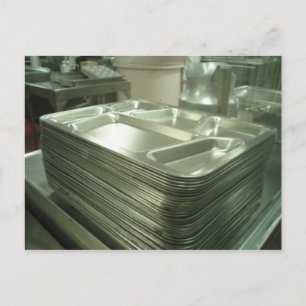 Dinner Trays Postkarte