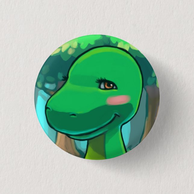 Dinnersaurus Mamasaurus Button (Vorderseite)
