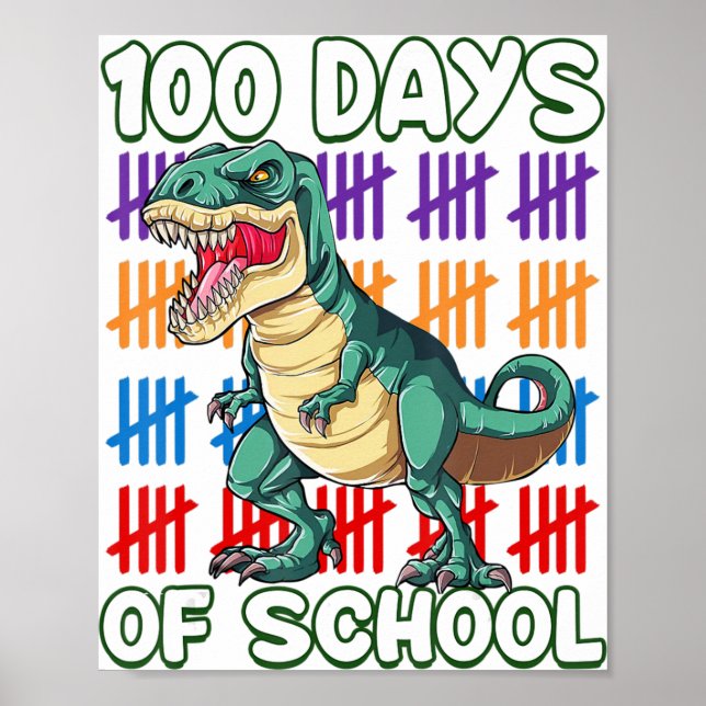 Dino 100 Tage der Schüler Poster (Vorne)