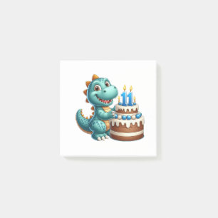 Dino 11. Geburtstag Post-it Klebezettel