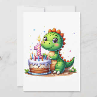 Dino 1. Geburtstag Einladung