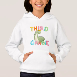Dino 3. GRADE Schülerschule für Squad Hoodie