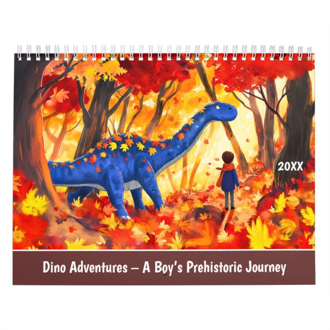 Dino Adventures – A Boy’s Prehistoric Journey Kalender (Titelbild)