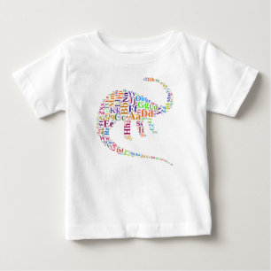 Dino-Alphabet Baby T-shirt