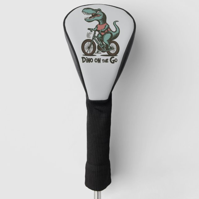 Dino auf Achse Golf Headcover (Vorderseite)