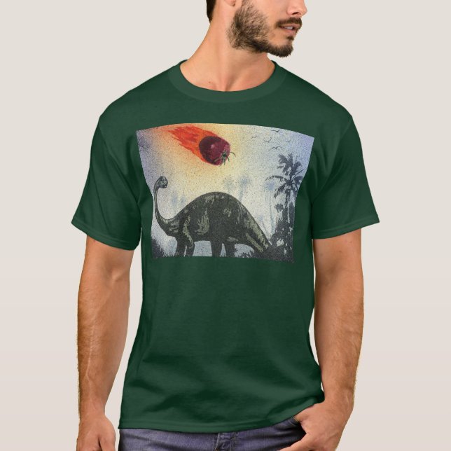 Dino-Aussterben T-Shirt (Vorderseite)