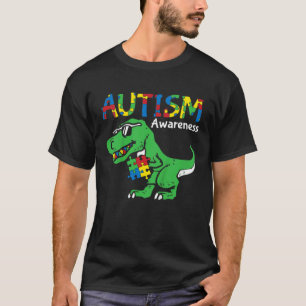 Dino Autistischer Kleinkind Jungen Süßer Dinosauri T-Shirt