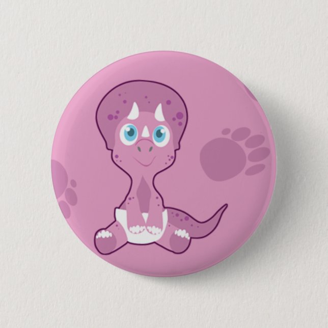 Dino Babies Button (Vorderseite)