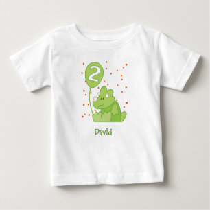 Dino Baby 2. Geburtstag Baby T - Shirt