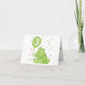 Dino Baby 3. Geburtstag Einladung
