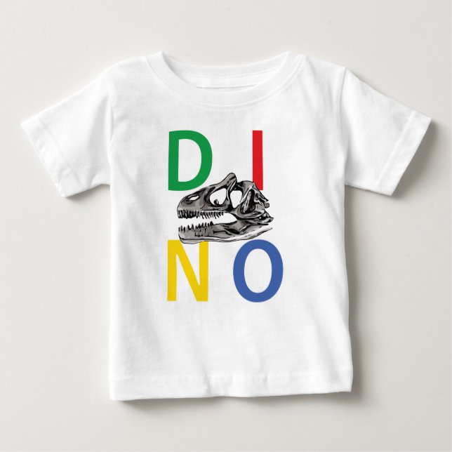 DINO - Baby Fine Jersey T - Shirt (Vorderseite)