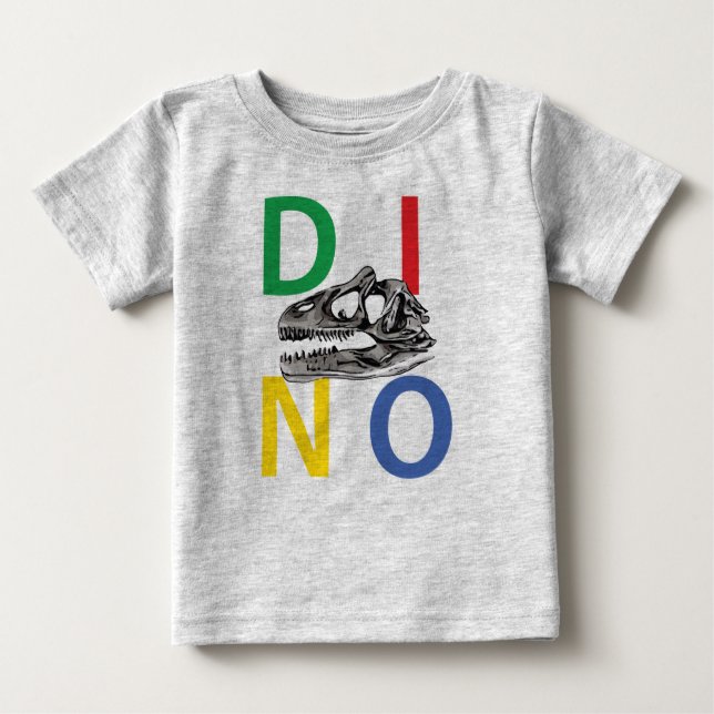 DINO - Baby Fine Jersey T - Shirt (Vorderseite)