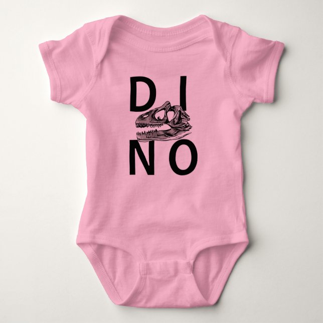 DINO - Baby Jersey Bodysuit Baby Strampler (Vorderseite)