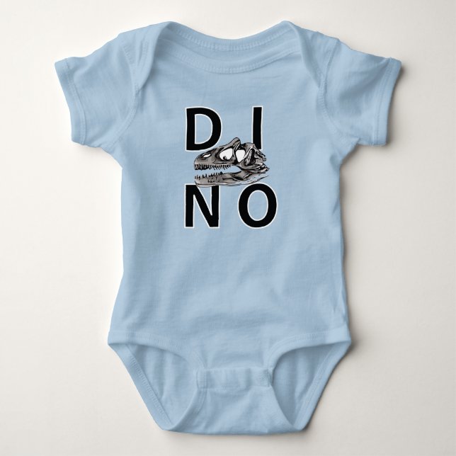 DINO - Baby Jersey Bodysuit Strampler (Vorderseite)