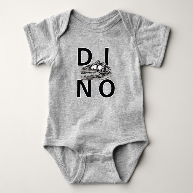 DINO - Baby Jersey Bodysuit Strampler (Vorderseite)