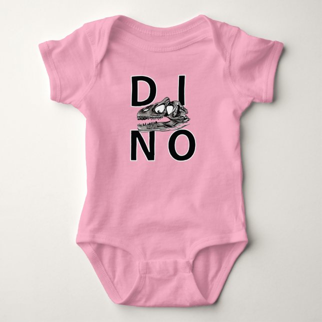 DINO - Baby Jersey Bodysuit Strampler (Vorderseite)