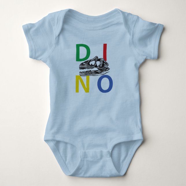 DINO - Baby Jersey Bodysuit Strampler (Vorderseite)