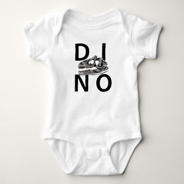 DINO - Baby Jersey Bodysuit Strampler (Vorderseite)