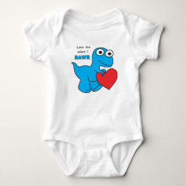 Dino Baby Jersey Bodysuit Strampler