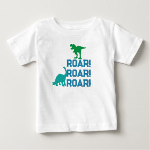 Dino Baby Shirt - Individuelle Name & Age T-Shirt