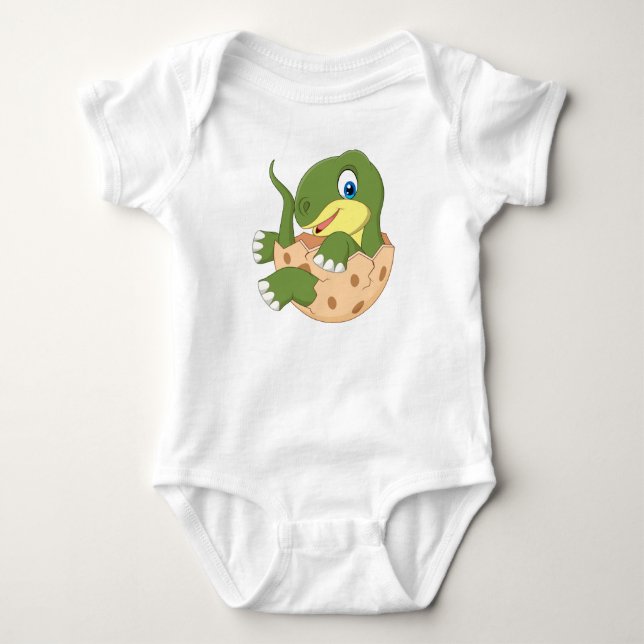 Dino Baby Strampler (Vorderseite)