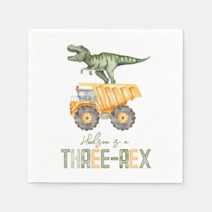 Dino Bau Drei Rex Napkins Serviette