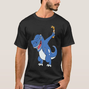 Dino Beer Graphic Apparel T-Shirt