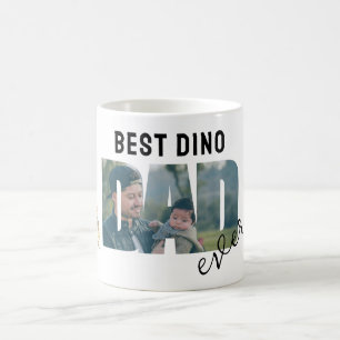 Dino Bester Papa Aller Zeiten Personalisiertes Fot Kaffeetasse