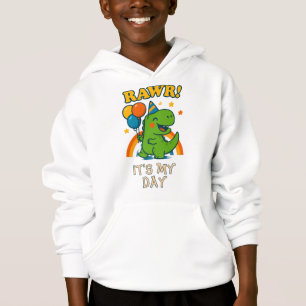 Dino Birthday Hoodie - Es ist mein Tag