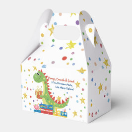 Dino Birthday Party Geschenkschachtel