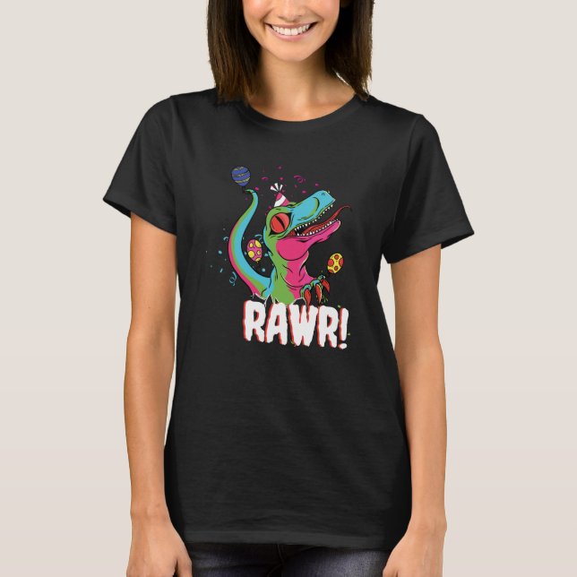 Dino Birthday Party T-Shirt (Vorderseite)