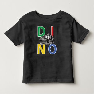 DINO - Black Toddler Fine Jersey T - Shirt
