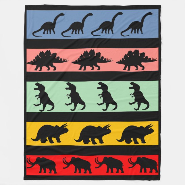 Dino Blanket Fleecedecke (Vorderseite)