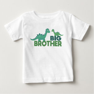 Dino Cartoon-Tier großer Bruder Baby T-shirt