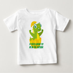 Dino Chick Baby Fine Jersey T - Shirt