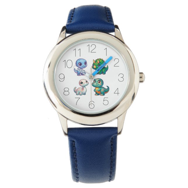 Dino Clock Armbanduhr (Vorderseite)