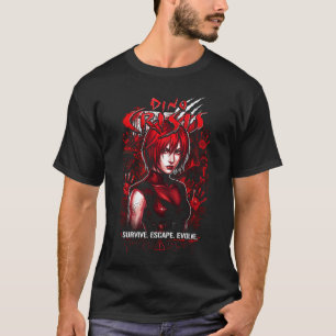 Dino Crisis Regina 12 Einfaches dunkles T-Shirt