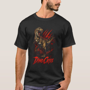 Dino Crisis Regina 27 Einfaches dunkles T-Shirt
