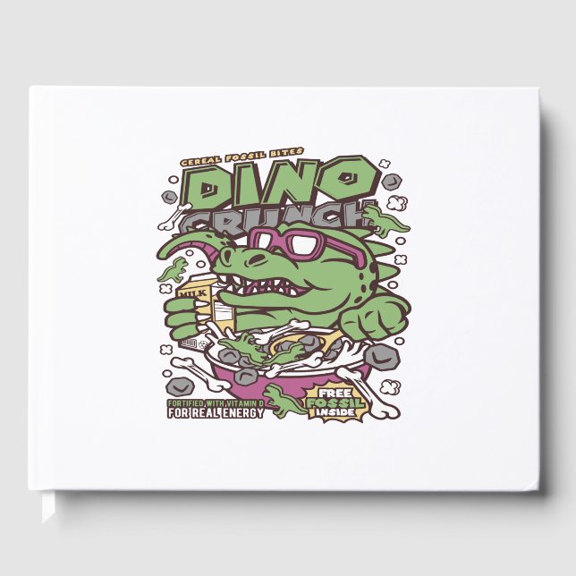 Dino Crunch Gästebuch (Vorderseite)