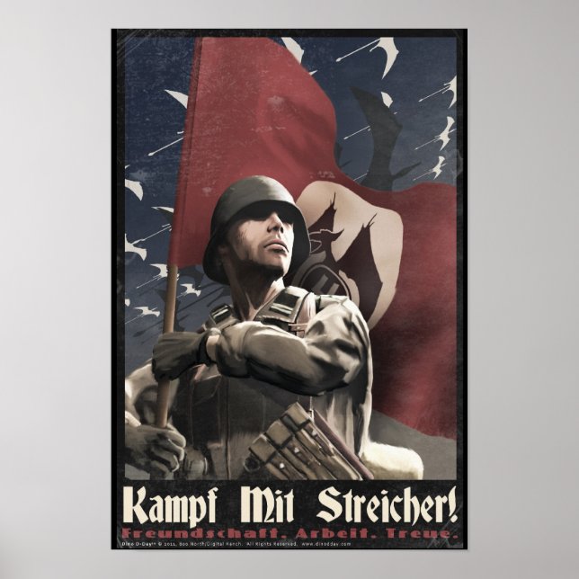 Dino D-Day: Streicher Poster (Vorne)