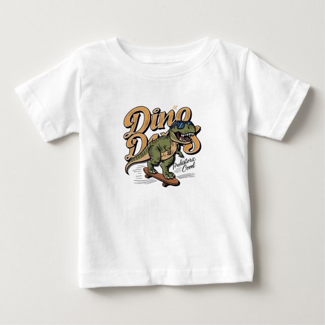 Dino Days Baby T-shirt (Vorderseite)
