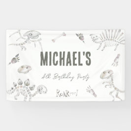 Dino Dig Birthday Willkommen Banner