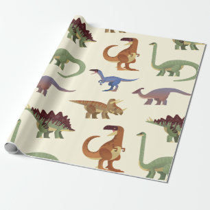 Dino Dinosaurier Geschenkpapier