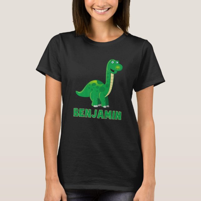 Dino dinosauriername Benjamin T-Shirt (Vorderseite)
