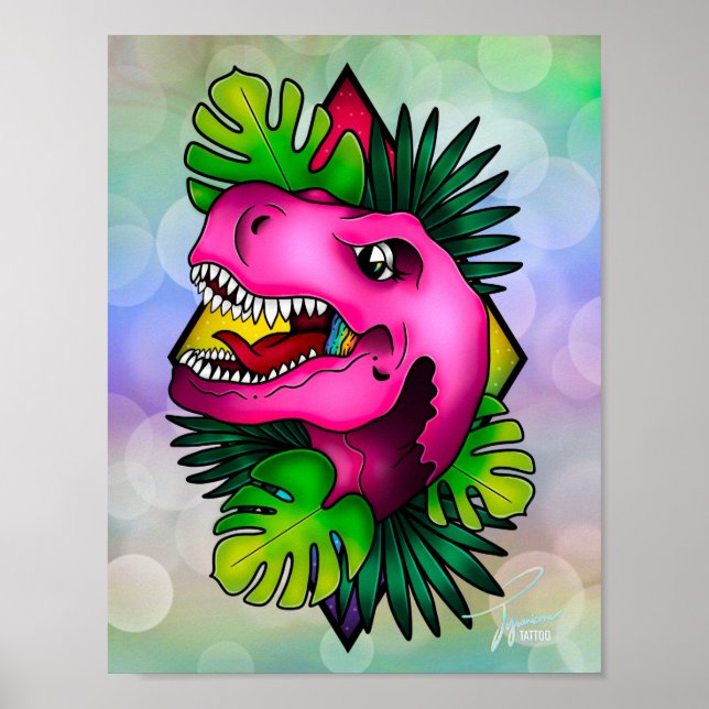Dino DNA Poster (Vorne)