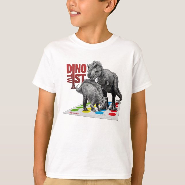 Dino Drehung T-Shirt (Vorderseite)