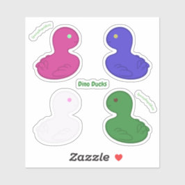 Dino Ducks Sticker Pack