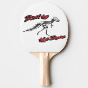 Dino entbeint Schlechtes zum Knochen Tischtennis Schläger