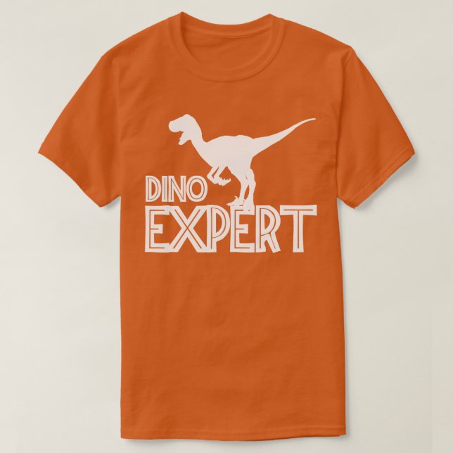 Dino Expert für Dinosaur Lover T-Shirt (Design vorne)